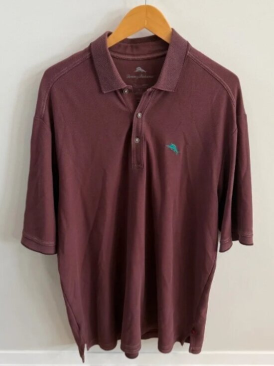 Tommy Bahama Other - Tommy Bahama Men’s Burgundy Polo Shirt
